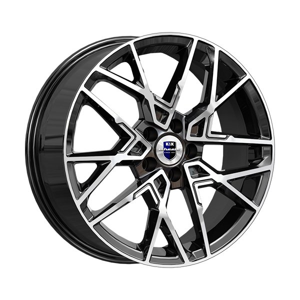 диски КиК ВУДРОФ 7,0xR18 5x108 60,1 38 алмаз_черный