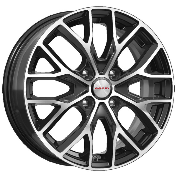 диски КиК ЛИЛИОМ 6,0xR16 4x100 60,1 50 алмаз_черный