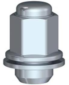 Гайка  с шайбой 98-0002NEW2-09D21  М14x1,5; 47; 21; закрытая СН